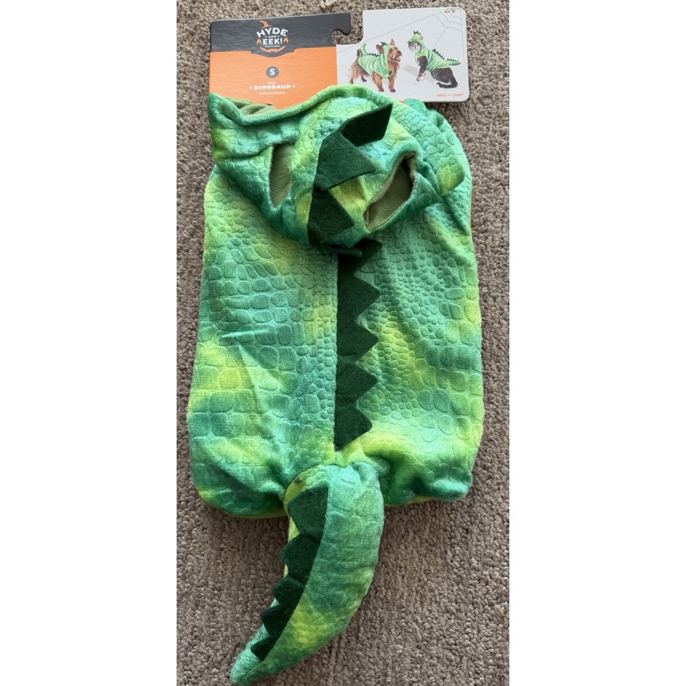 Hyde & Eek Dinosaur Dino Pet Costume size Small - Dog/Cat - NEW